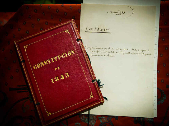 La Constitución de 1845