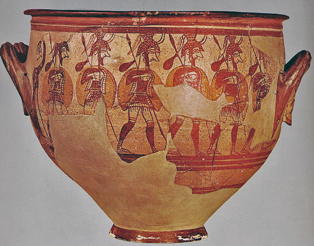 Mycenaeans Destroy the Island