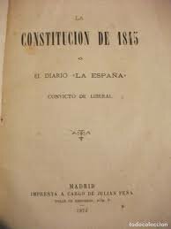 La Constitución de 1845.