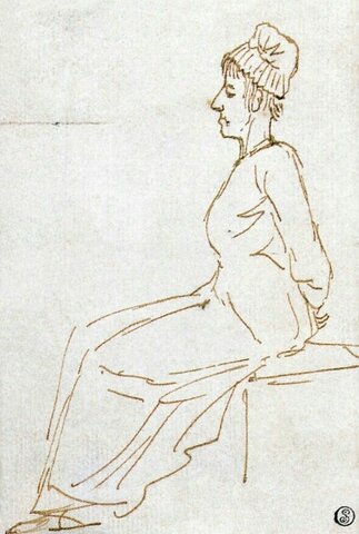 Maria Antonietta condotta al patibolo