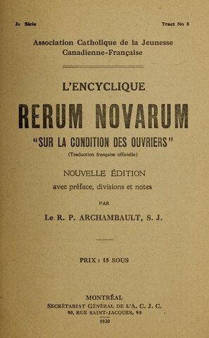 Rerum novarum (Nove stvari)