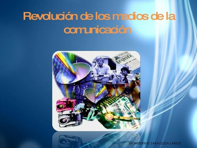 La Revolución de los medios de comunicación "Paso de la realidad a la virtualidad"