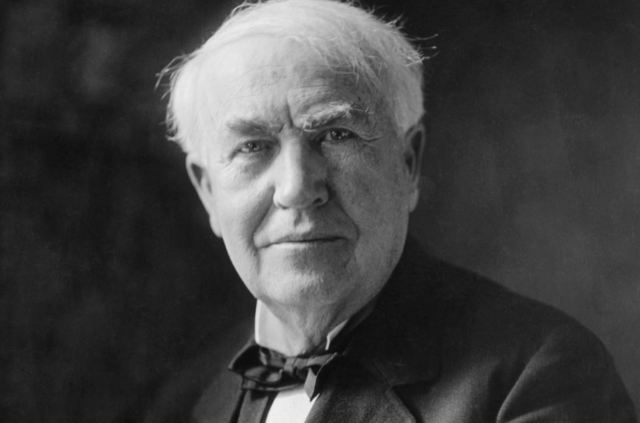 Edison invents the lightbulb