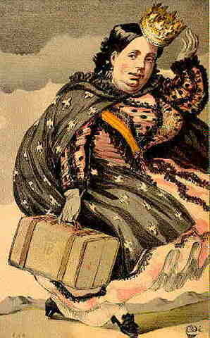 Revolución: "La Gloriosa". Exilio de Isabel II