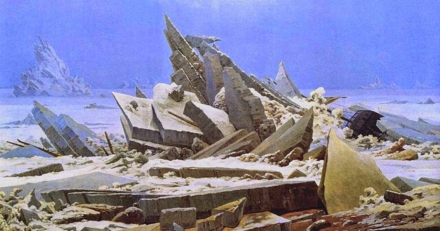 CASPAR DAVID FRIEDRICH, IL MARE DI GHIACCIO