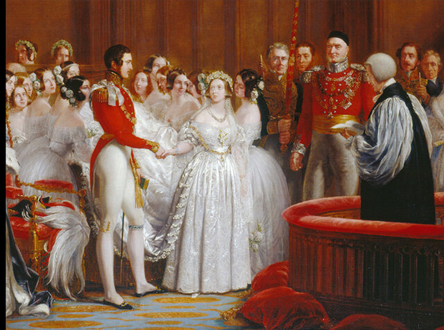 Queen Victoria marries Prince Albert