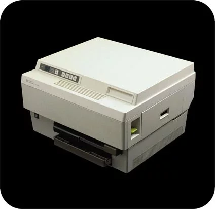 Impresora láser llamada LaserJet.