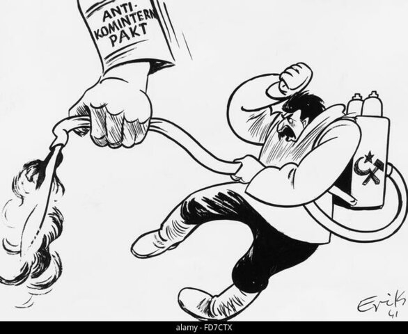 Italia se une al Pacto Antikomintern