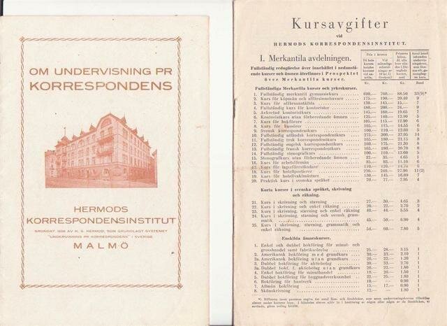 Primer curso por correspondencia