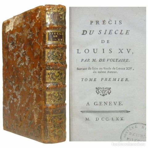 Voltaire: Luis XV.aren mendea