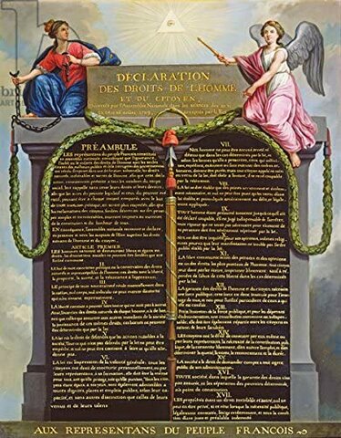 The declarations of rights of men