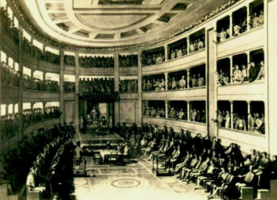 Las Cortes de Cádiz.