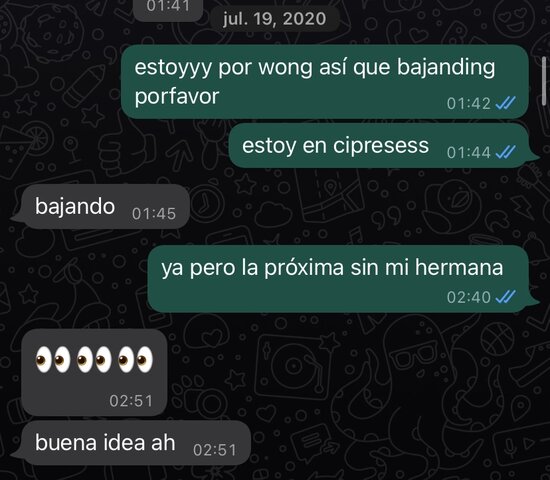 Primera salida después de cuarentena