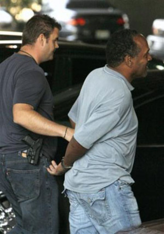 O.J Simpson Arrested