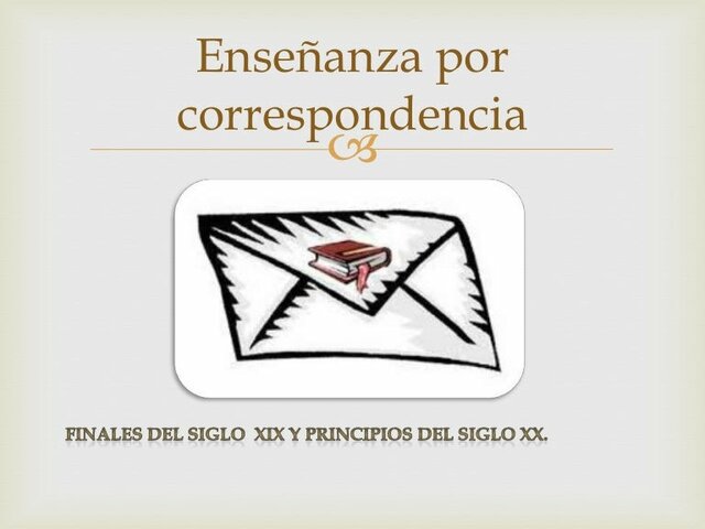 Cursos por Correspondencia