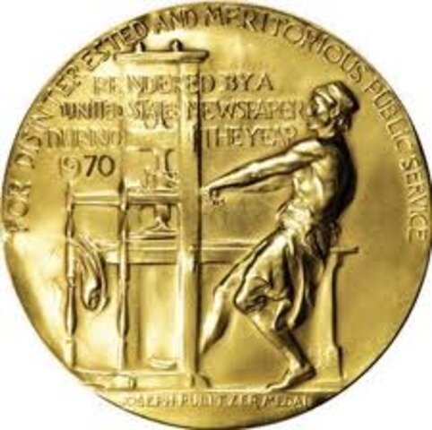 Frost wins the Pulitzer prize