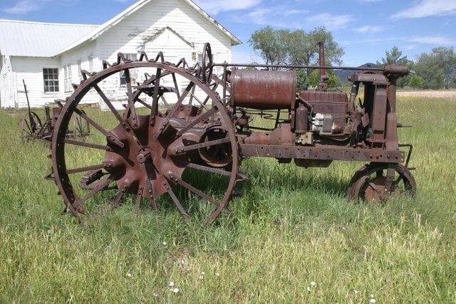 old tractor