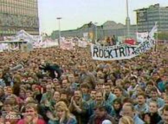 Democracy Overthrows Communism in Berlin