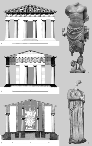 Cantiere del tempio di Zeus a Olimpia