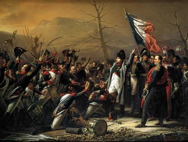 Napoleonek boterea hartu Frantzian