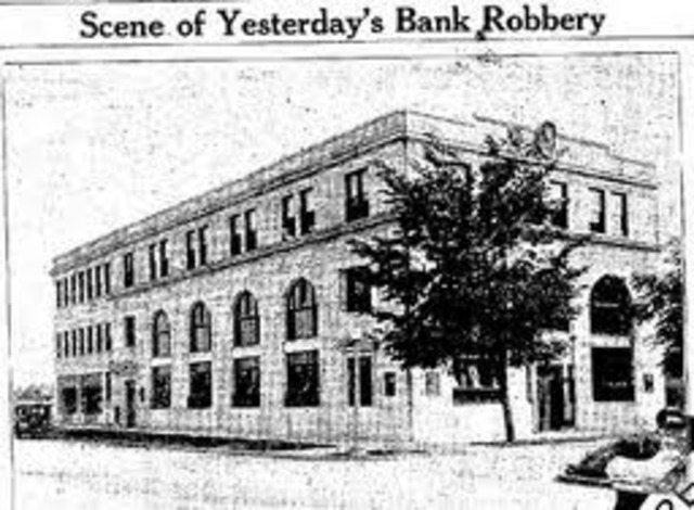first bank robbery