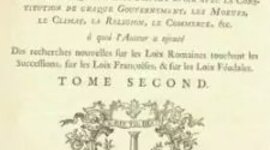 Timeline: Montesquieu: Legeen izpiritua