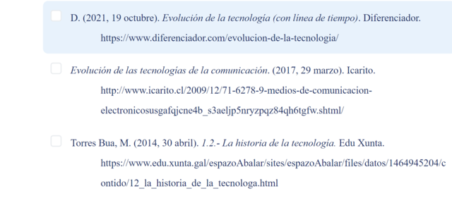 Citas Bibliográficas