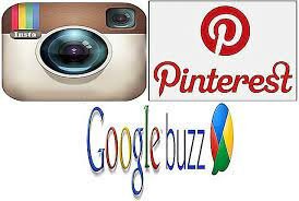 Aparecen Instagram, Pinterest y Google Buzz.