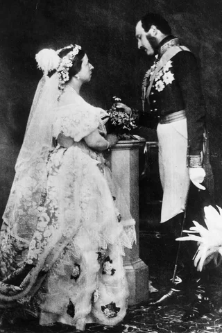 The day Victoria and Albert got married
