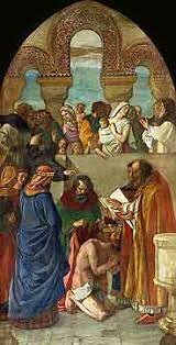 Ethelbert, the King of Kent, is baptized.