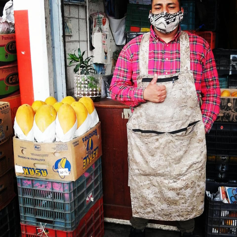 Llego a la Central de Abastos.