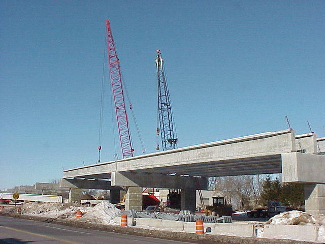 Construction on bridge begins