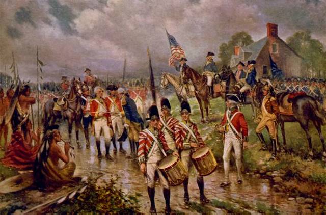 Burgoyne Surrenders at Saratoga