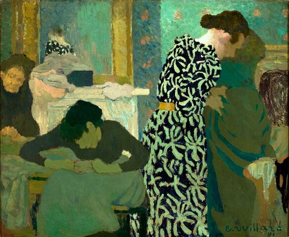 El vestit de flors - Edouard Vuillard