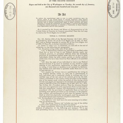 Timeline: Timeline of the Civil Rights Act of 1964