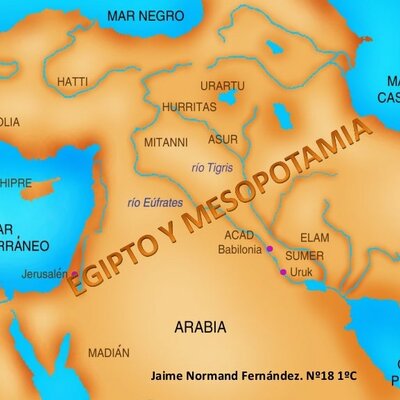 Timeline: Mesopotamia i Egipte
