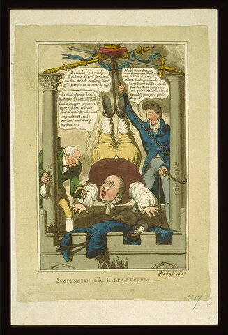 Habeas Corpus is suspended for eight years