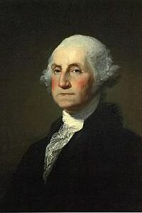 George Washington elected first president of USA.