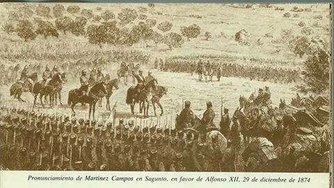 Pronunciamiento de Martínez Campos en Sagunto