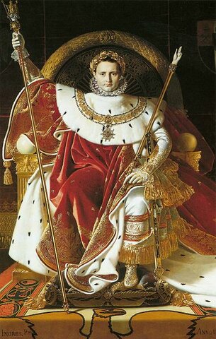 Napoleon crowns himself emperor
