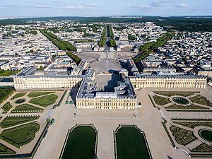 Palace of Versailles built