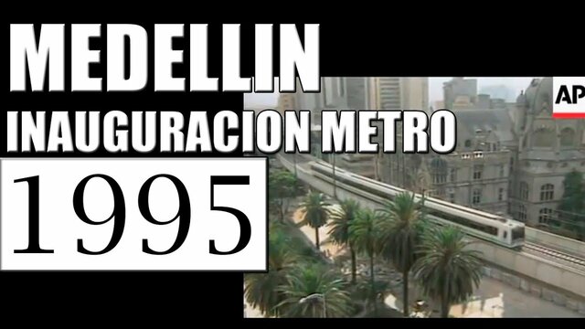 Comienza a andar el Metro de Medellín
