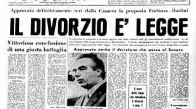 LEGGE DIVORZIO