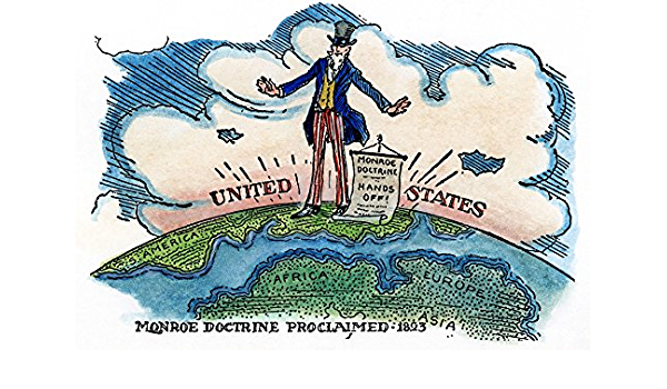 The Monroe Doctrine is declared by President James Monroe.