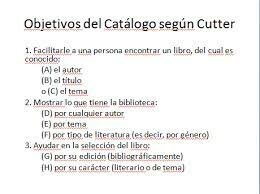 Reglas para la redacción de un catálogo diccionario