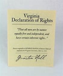 Virginia Declaration of rights