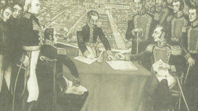 Capitulación de San Mateo - Fin de la primera Republica