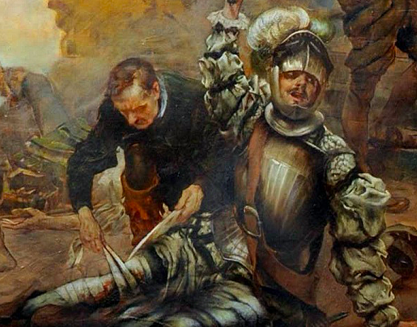 Resulta herido en la Guerra de Pamplona