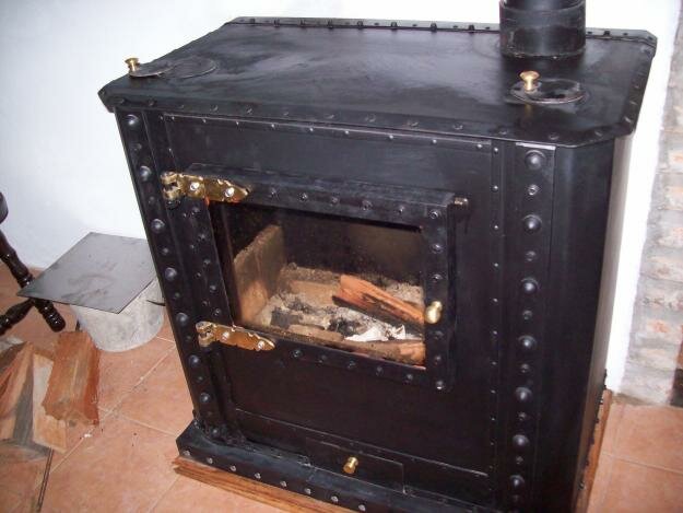 la estufa de hierro
