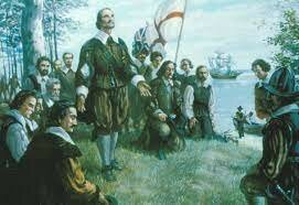 39 settlers from the Berkeley parish of England landed in Virginia, thanking God